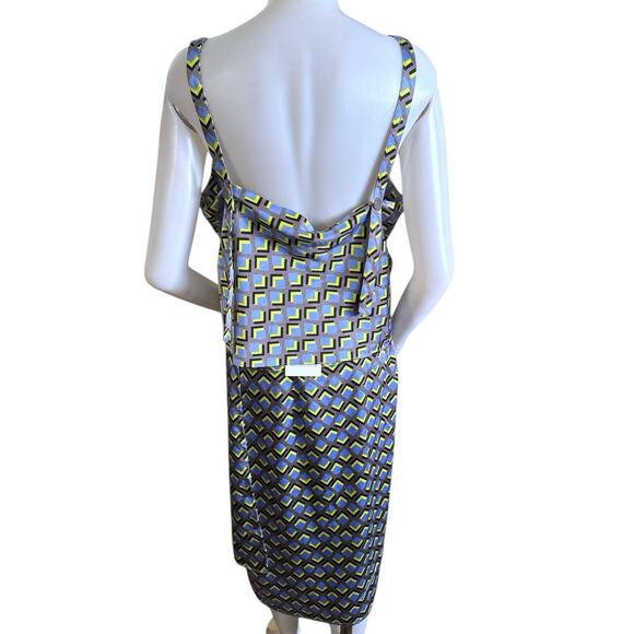 Wildfang Cubic Mid Length The Empower Wrap Skirt and Cami Set XL - Picture 3 of 10